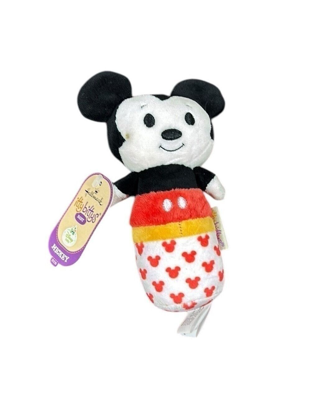 Hallmark 2016 Itty Bitty Disney Mickey Mouse Plush Rattle